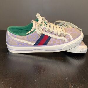 Gucci Tennis 1977 Jumbo G Purple Sneakers